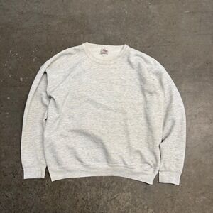 Vintage USA Olympics‎ Crewneck Sweatshirt Mens XLT Grey Heather 90s Sportswear